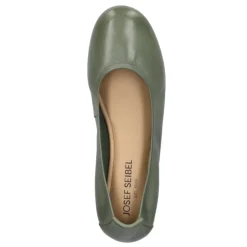 Balerinki damskie Josef Seibel JOSIE 01 skórzane zielony 70601 133 610