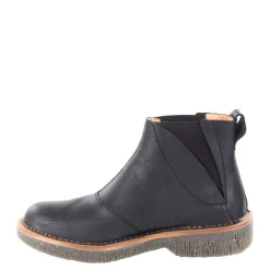 Botki damskie El Naturalista N5570 VULCANO skórzane czarny