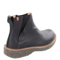 Botki damskie El Naturalista N5570 VULCANO skórzane czarny