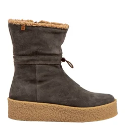 Botki damskie El Naturalista N5923 DOLMEN skórzane szary