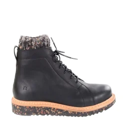 Botki damskie El Naturalista N5552 PIZARRA skórzane czarny