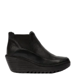 Botki damskie Fly London YOFI 507 skórzane czarny P501507000