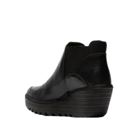 Botki damskie Fly London YOFI 507 skórzane czarny P501507000