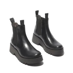Botki damskie Fly London MEDI 789 skórzane czarny P144789000