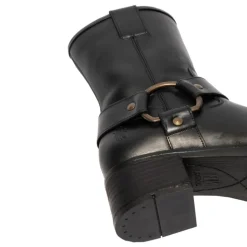 Botki damskie Fly London REVA 010 skórzane czarny P145010000