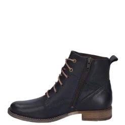 Botki damskie Josef Seibel SIENNA 95 skórzane niebieski 99695 MI720 530