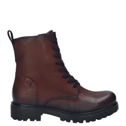 Botki damskie Josef Seibel Melinda 02 skórzane bordowe 89402 VL094 410