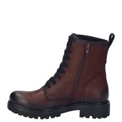 Botki damskie Josef Seibel Melinda 02 skórzane bordowe 89402 VL094 410