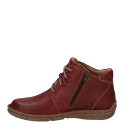 Botki damskie Josef Seibel NEELE 46 skórzane czerwony 85146 950 450