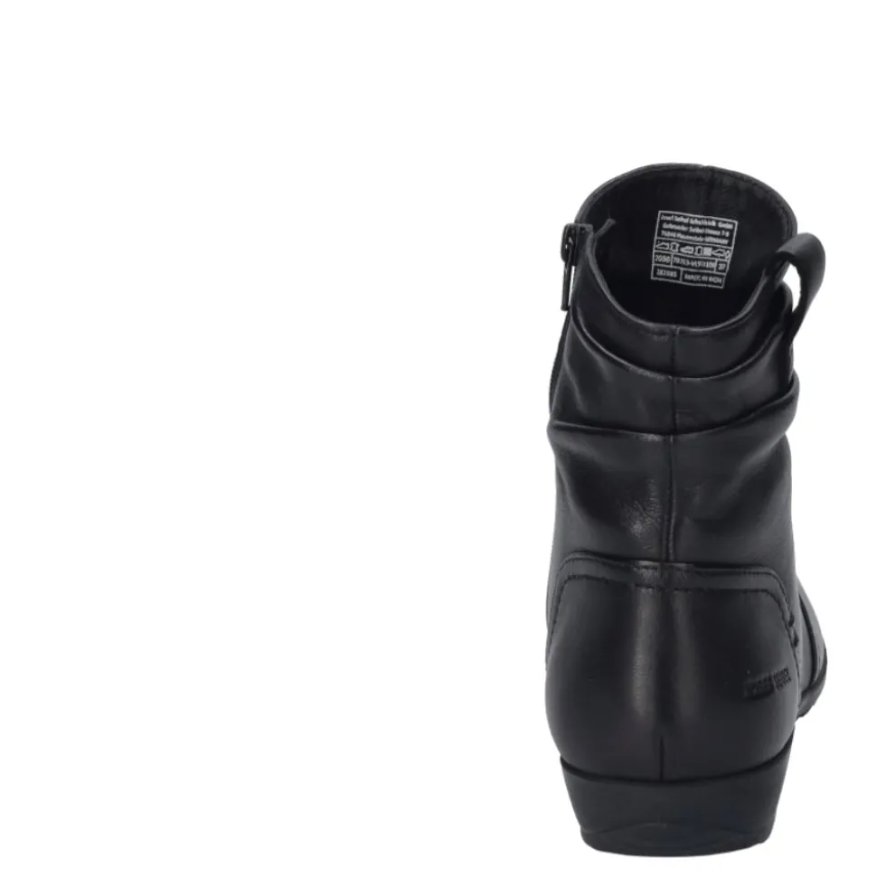 Botki damskie Josef Seibel NALY 63 skórzane czarny 79763 VL971 100