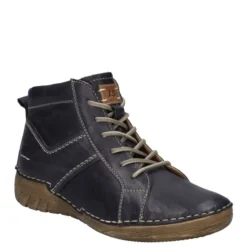 Botki damskie Josef Seibel FELICIA 01 skórzane niebieski 89201 VL302 531
