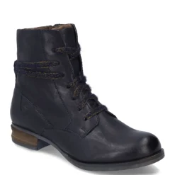 Botki damskie Josef Seibel SANJA 18 skórzane niebieski 76518 VL160 530 Ocieplane
