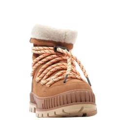 Buty damskie Palladium PALLASHOCK HIVER skórzane brązowy 94349-252