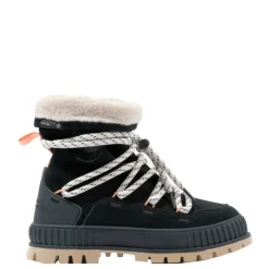 Buty damskie Palladium PALLASHOCK HIVER skórzane czarny 94349-008