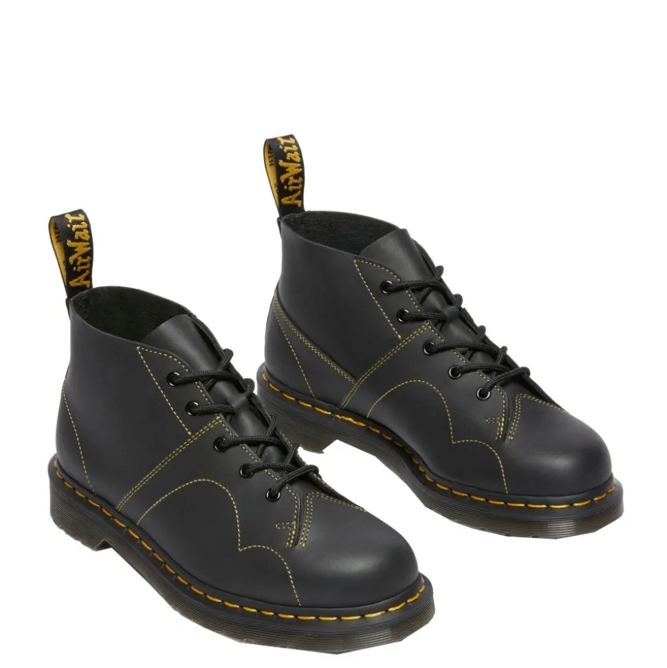 Buty Dr. Martens CHURCH MONKEY BOOTS Black Greasy 41089001