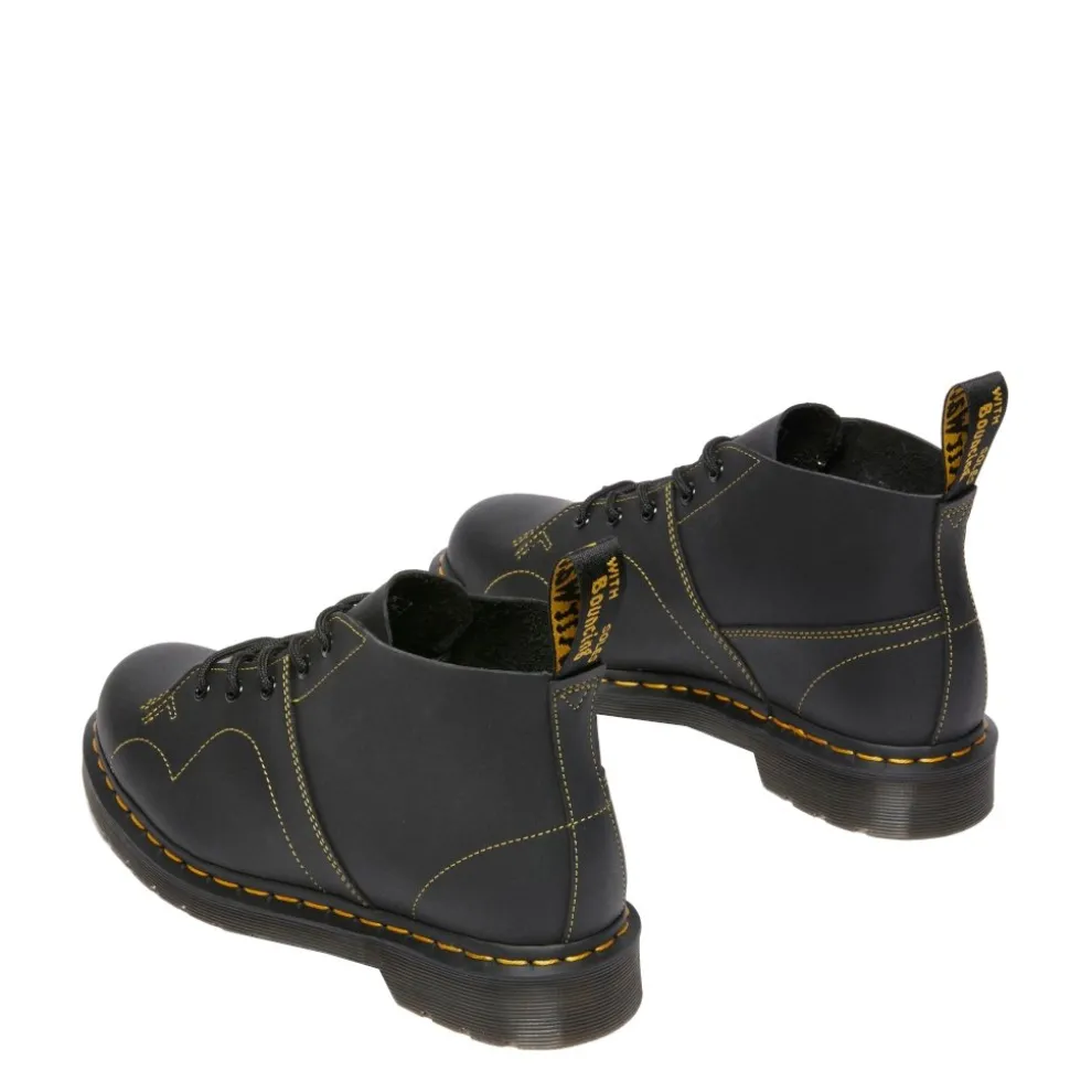 Buty Dr. Martens CHURCH MONKEY BOOTS Black Greasy 41089001