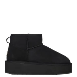 Buty Emu AUSTRALIA STINGER MICRO Flatform Black W13082 Ocieplane
