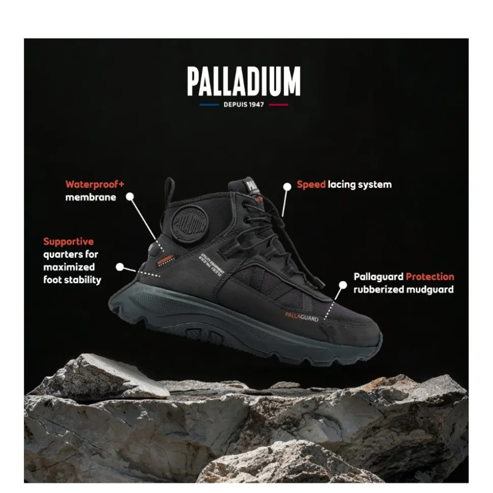 Buty męskie Palladium THUNDER MD PRTCT WP+ czarny 74394-008