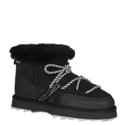Buty śniegowce Emu AUSTRALIA BLURRED MICRO skórzane czarny W13129 WATER RESISTANT Ocieplane