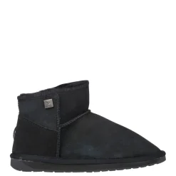 Buty śniegowce Emu AUSTRALIA PLATINUM SLIM DARLING skórzane czarny WP11875 WATER RESISTANT Ocieplane