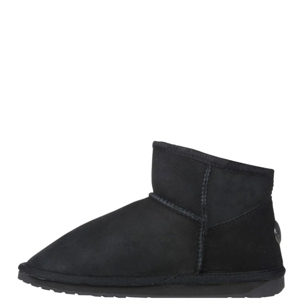 Buty śniegowce Emu AUSTRALIA PLATINUM SLIM DARLING skórzane czarny WP11875 WATER RESISTANT Ocieplane