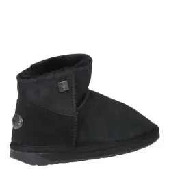 Buty śniegowce Emu AUSTRALIA PLATINUM SLIM DARLING skórzane czarny WP11875 WATER RESISTANT Ocieplane
