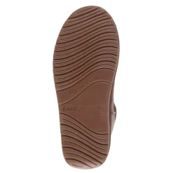 Buty śniegowce EMU AUSTRALIA STINGER MICRO AVIATOR skórzane brązowy Ocieplane