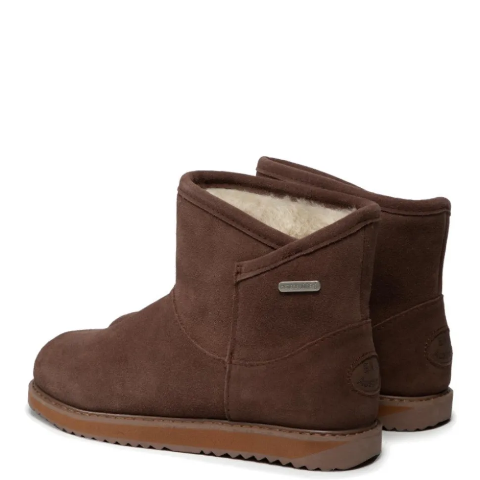 Buty śniegowce Emu AUSTRALIA DOFIDA MINI skórzane brązowy W12645 Ocieplane