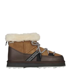 Buty śniegowce Emu AUSTRALIA BLURRED MICRO skórzane brązowy W13129 WATER RESISTANT Ocieplane