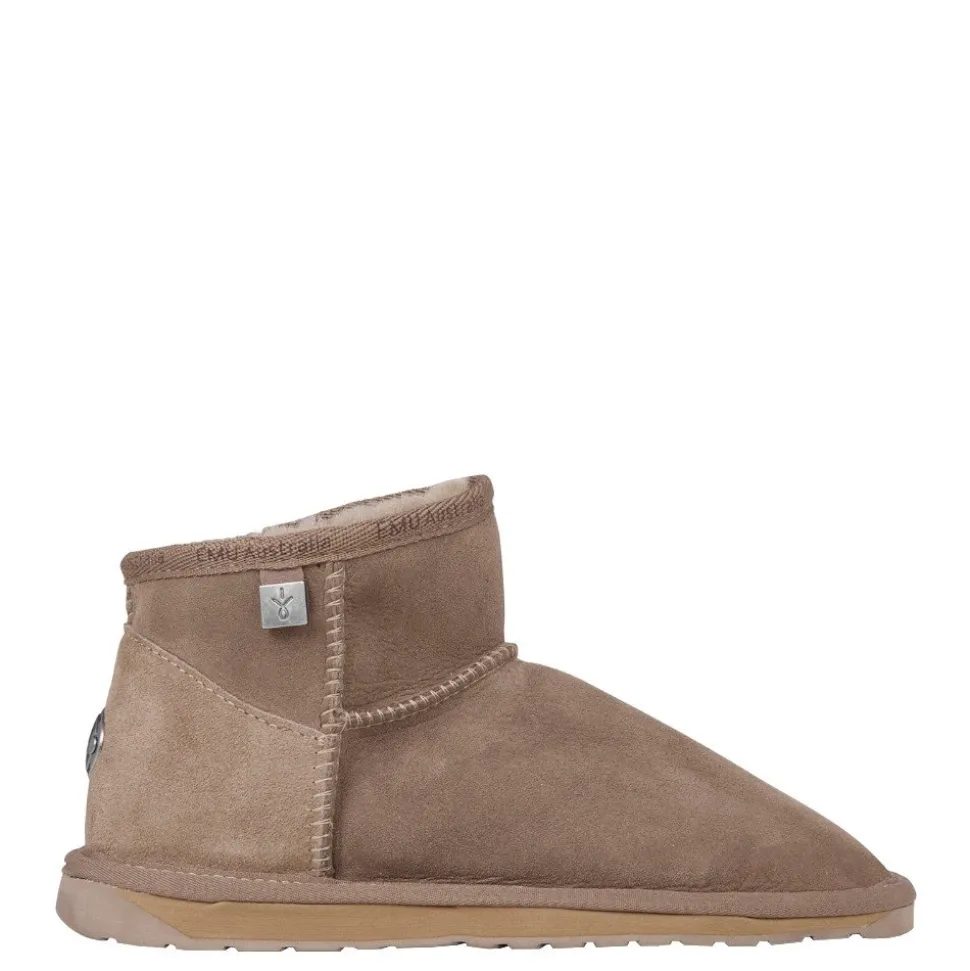 Buty śniegowce Emu AUSTRALIA PLATINUM SLIM DARLING skórzane brązowy WP11875 WATER RESISTANT Ocieplane