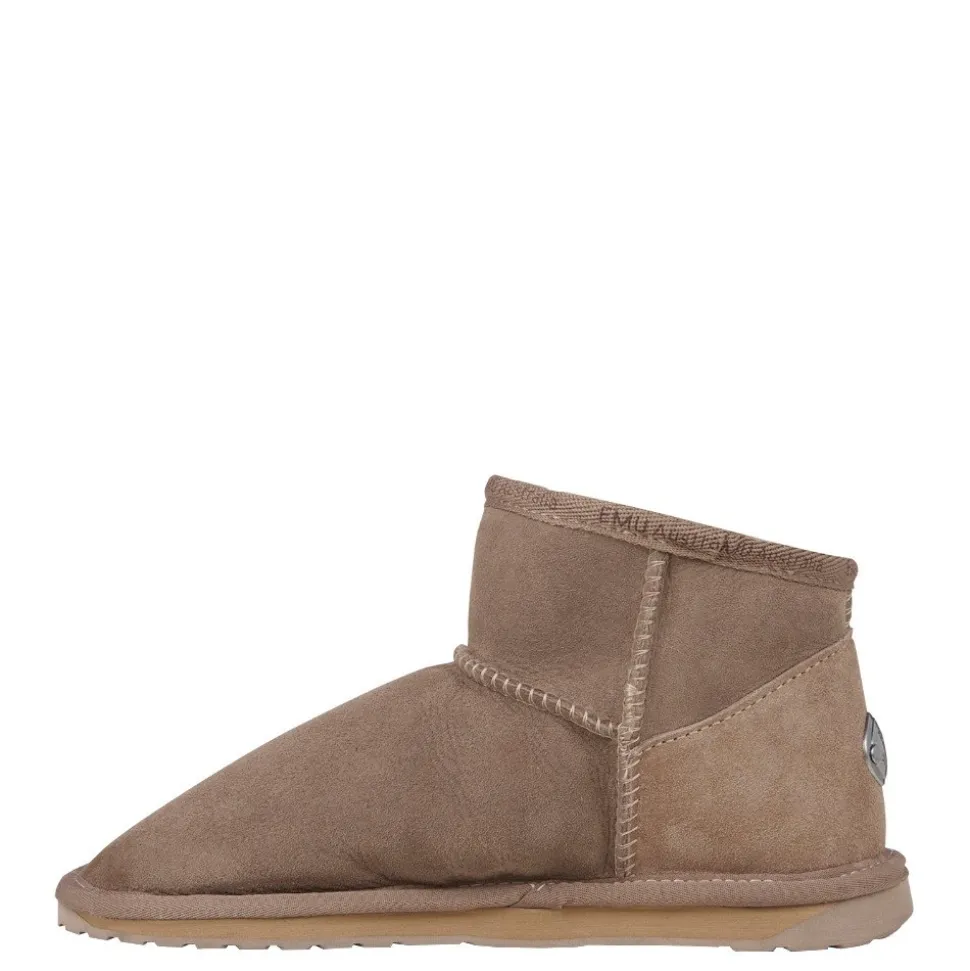Buty śniegowce Emu AUSTRALIA PLATINUM SLIM DARLING skórzane brązowy WP11875 WATER RESISTANT Ocieplane