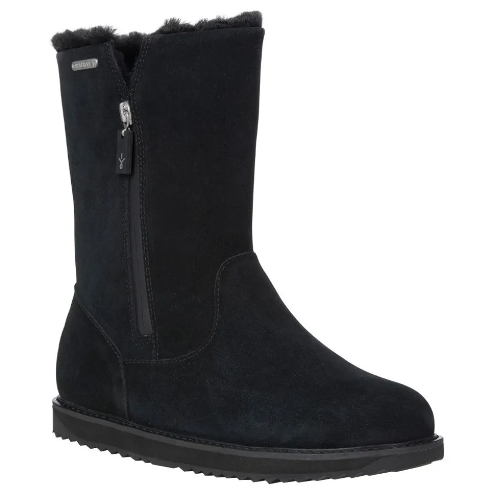 Buty śniegowce Emu AUSTRALIA GRAVELLY 2.0 skórzane czarny W12985 Ocieplane