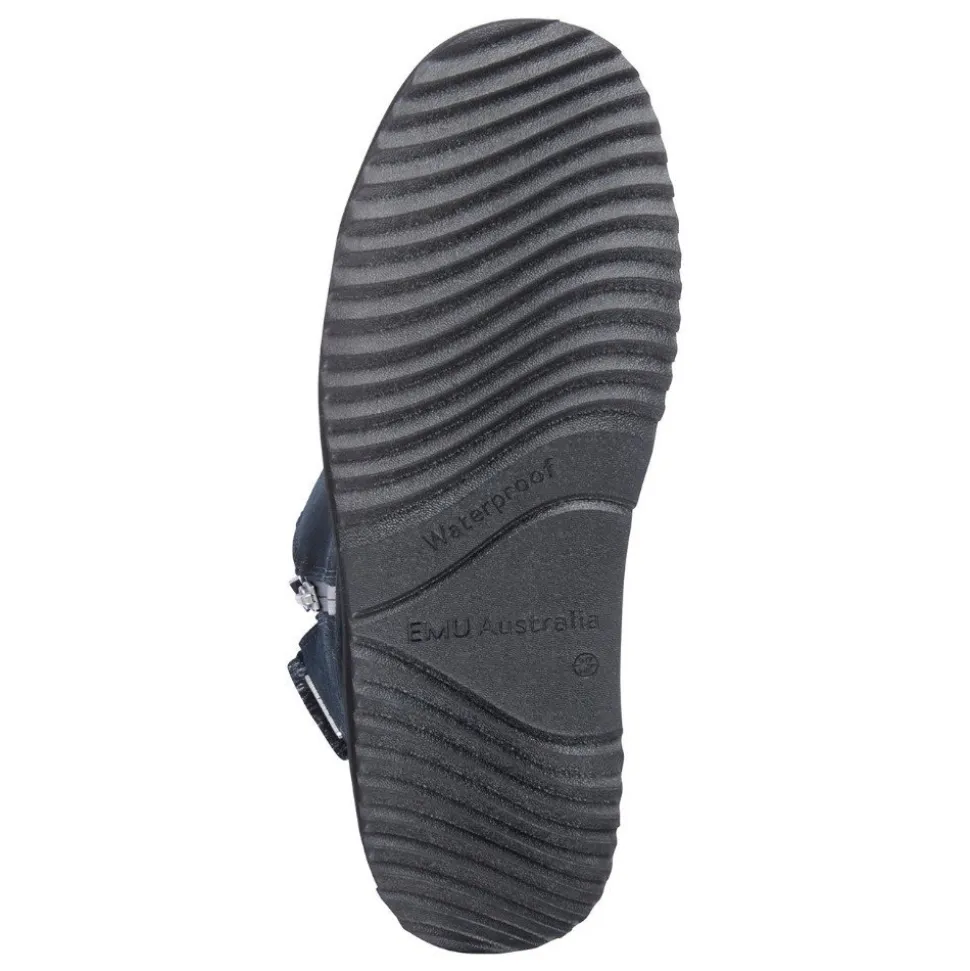 Buty śniegowce Emu AUSTRALIA GRAVELLY 2.0 skórzane czarny W12985 Ocieplane