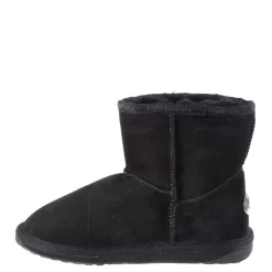 Buty śniegowcy Emu AUSTRALIA PLATINUM STINGER SLIM MINI skórzane czarny WP20003 WATER RESISTANT Ocieplane