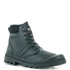 Buty Palladium PALLABROUSSE CUFF WATERPROOF+ skórzane czarny 77982-001