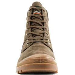 Buty Palladium PALLABROUSSE CUFF WATERPROOF+ skórzane brązowy 77982-236