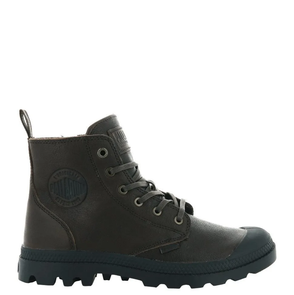 Buty Palladium PAMPA ZIP LEATHER ESS skórzane brązowy 76888-248