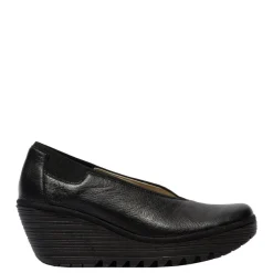 Czółenka damskie Fly London YOZA skórzane czarny P501438006