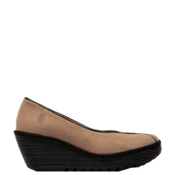 Czółenka damskie Fly London YEIF 566 skórzane brązowy P501566003