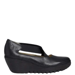 Czółenka damskie Fly London YOLY 402 skórzane czarny P501402000