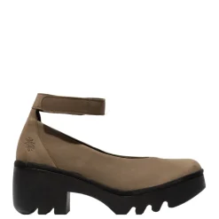 Czółenka damskie Fly London TIRY 497 skórzane zielony P501497004