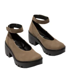 Czółenka damskie Fly London TIRY 497 skórzane zielony P501497004