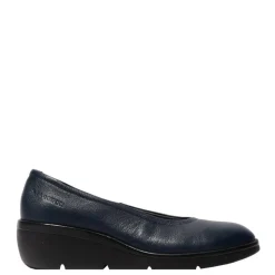 Czółenka damskie Fly London NUMA 570 skórzane niebieski P601570008