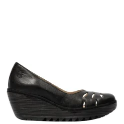 Czółenka damskie Fly London YUBI 480 skórzane czarny P501480000