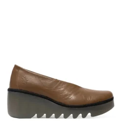 Czółenka damskie Fly London BESO 246 skórzane brązowy P501246017