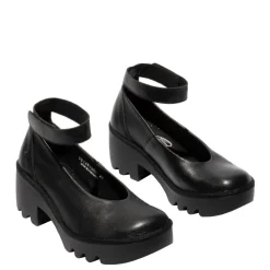 Czółenka damskie Fly London TIRY 497 skórzane czarny P501497000