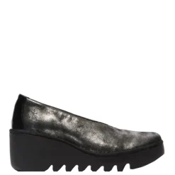 Czółenka Fly London BESO 246 Silver/Black Dk. Flash/Atlantis P501246019