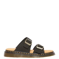 Klapki Dr. Martens JOSEF SLIDE Black EH Suede 41082001