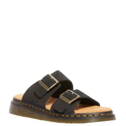 Klapki Dr. Martens JOSEF SLIDE Black EH Suede 41082001