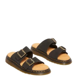 Klapki Dr. Martens JOSEF SLIDE Black EH Suede 41082001